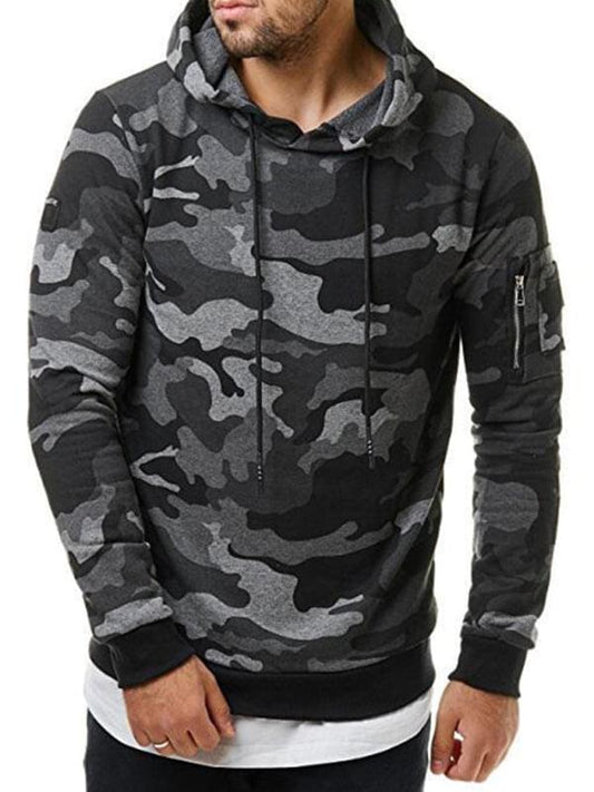 Camouflage Long-sleeved Hoodie