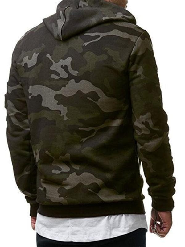 Camouflage Long-sleeved Hoodie