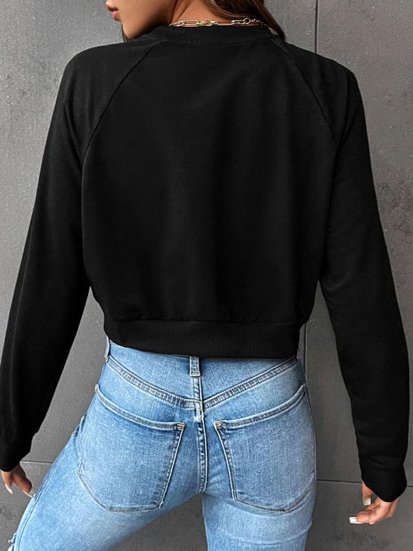 Brooklyn Graphic Crop Sweatshirt
