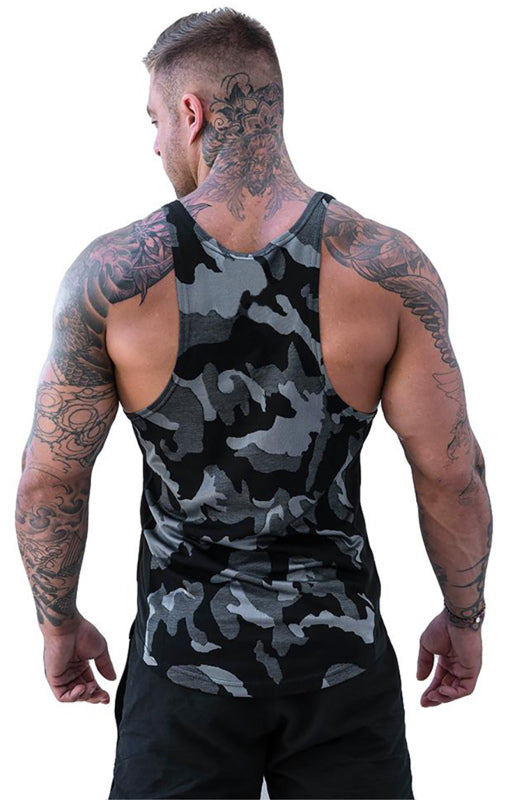 Men's Camouflage Print Breathable Tank Top - Serenity Land fashion