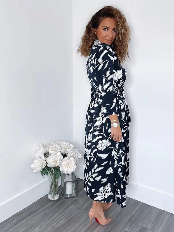 Button Front Midi Dress - Image #5