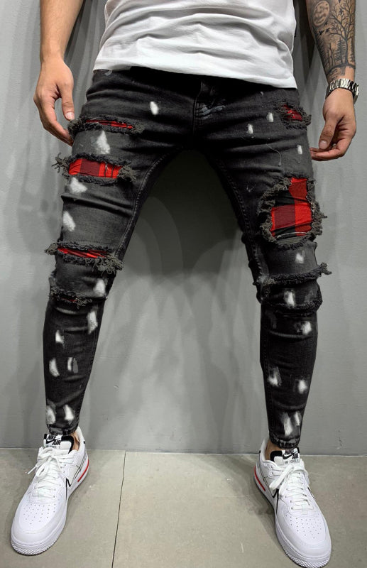 Ripped Slim fit Jeans - Serenity Land fashion