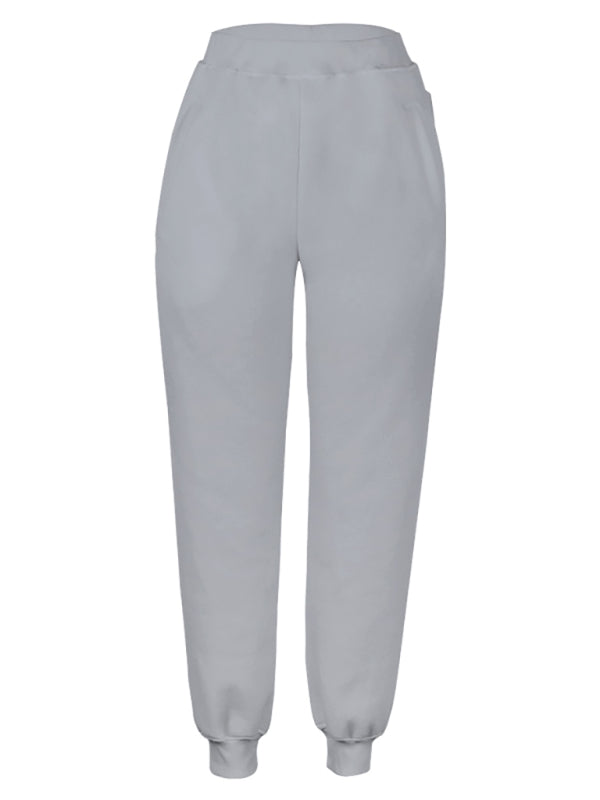 Casual Cotton Loose Pocket Joggers - Serenity Land fashion