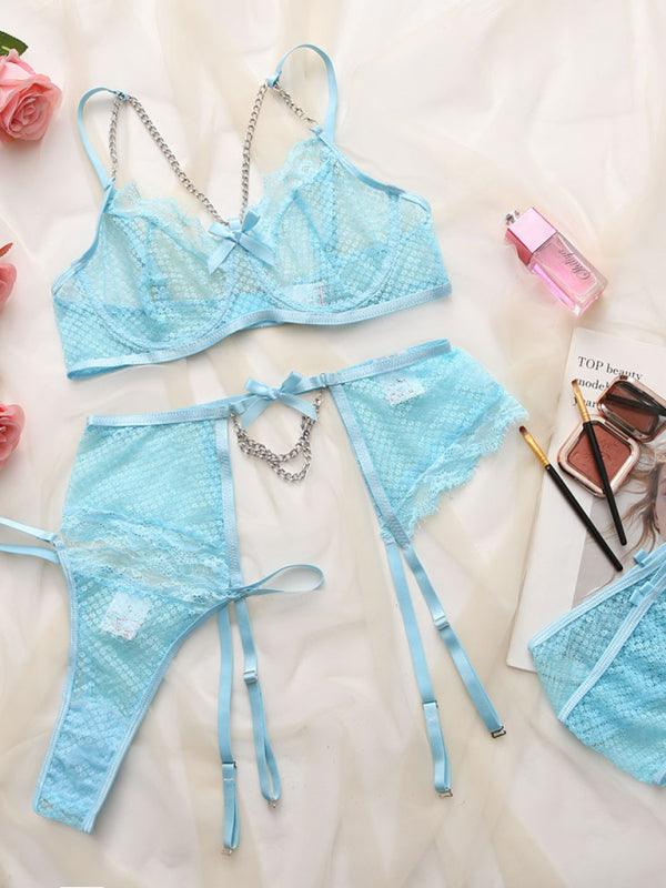 Women's Lace Lingerie Set - Serenity Land fashion