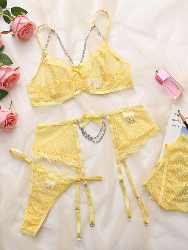 Women's Lace Lingerie Set - Serenity Land fashion