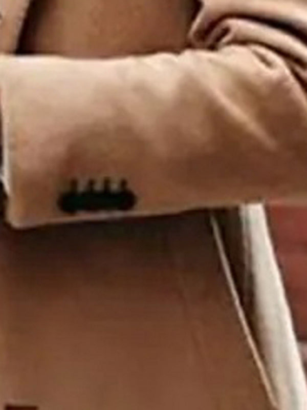 Mid-length Fine Woolen Coat - Serenity Land fashion