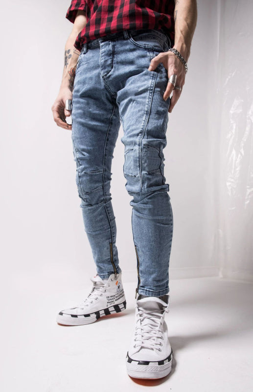 Slim Fit Long Jeans - Serenity Land fashion
