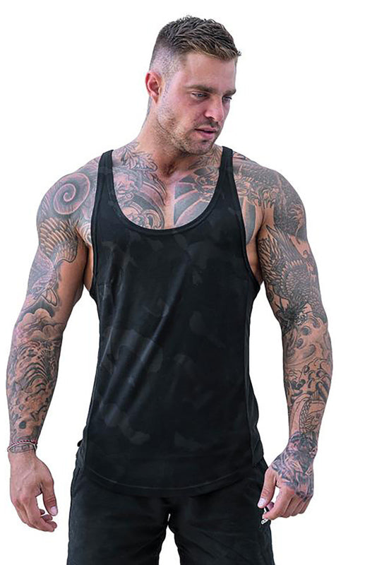 Men's Camouflage Print Breathable Tank Top - Serenity Land fashion