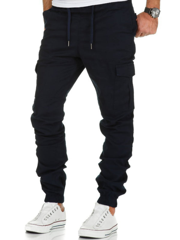 Drawstring Waist Cargo Pants - Serenity Land fashion