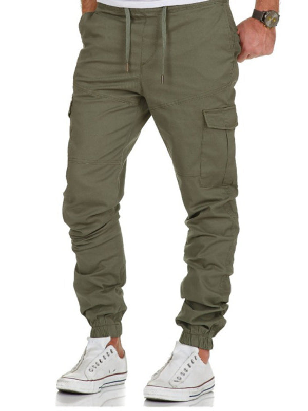Drawstring Waist Cargo Pants - Serenity Land fashion