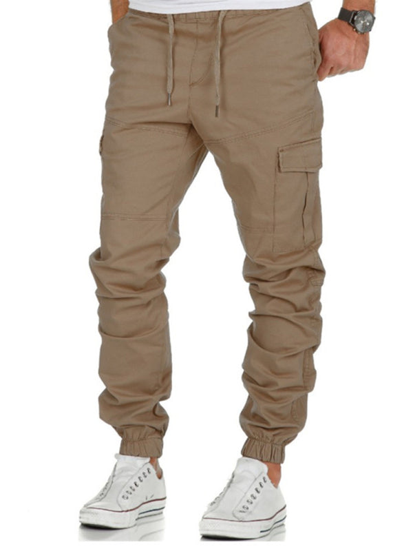 Drawstring Waist Cargo Pants - Serenity Land fashion