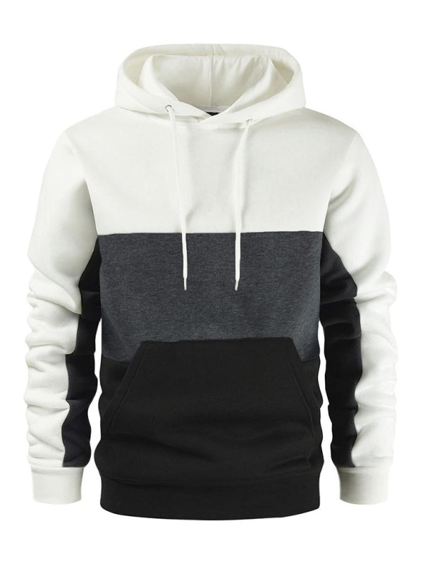 Colorblock Fleece Hoodie - Serenity Land fashion