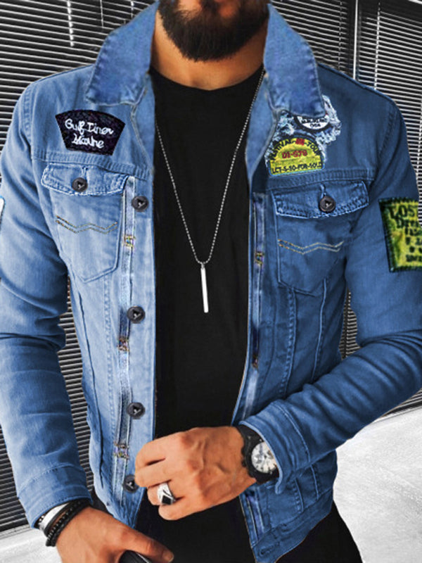 Plush Style Thickened Denim Men's Outer Jacket - Serenity Land fashion