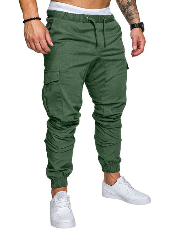 Casual Tether Elastic Sports Men's Trousers - Serenity Land fashion