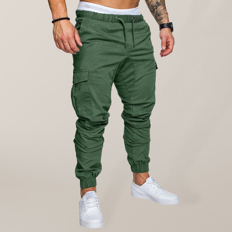 Casual Tether Elastic Sports Men's Trousers - Serenity Land fashion