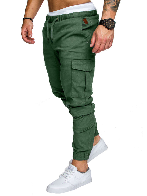 Casual Tether Elastic Sports Men's Trousers - Serenity Land fashion