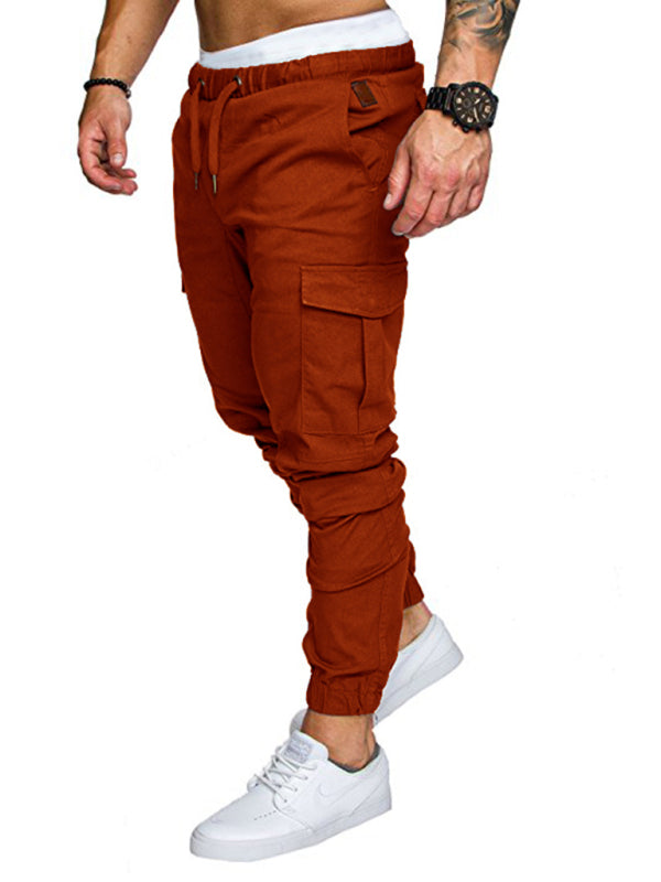 Casual Tether Elastic Sports Men's Trousers - Serenity Land fashion
