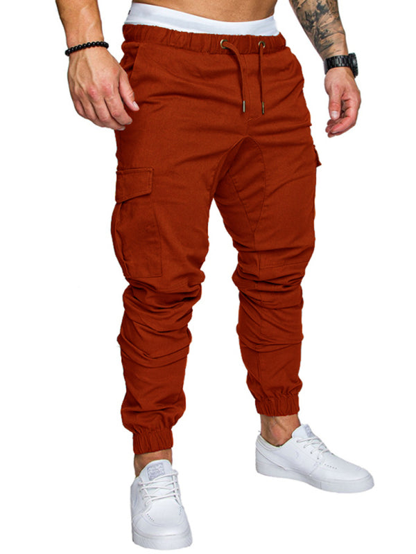 Casual Tether Elastic Sports Men's Trousers - Serenity Land fashion