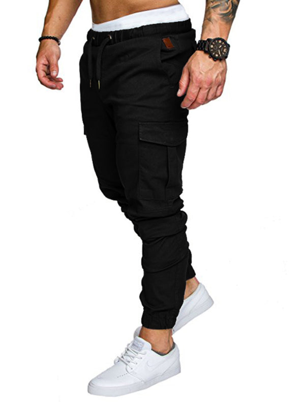 Casual Tether Elastic Sports Men's Trousers - Serenity Land fashion