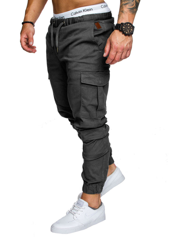 Casual Tether Elastic Sports Men's Trousers - Serenity Land fashion