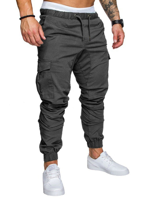 Casual Tether Elastic Sports Men's Trousers - Serenity Land fashion