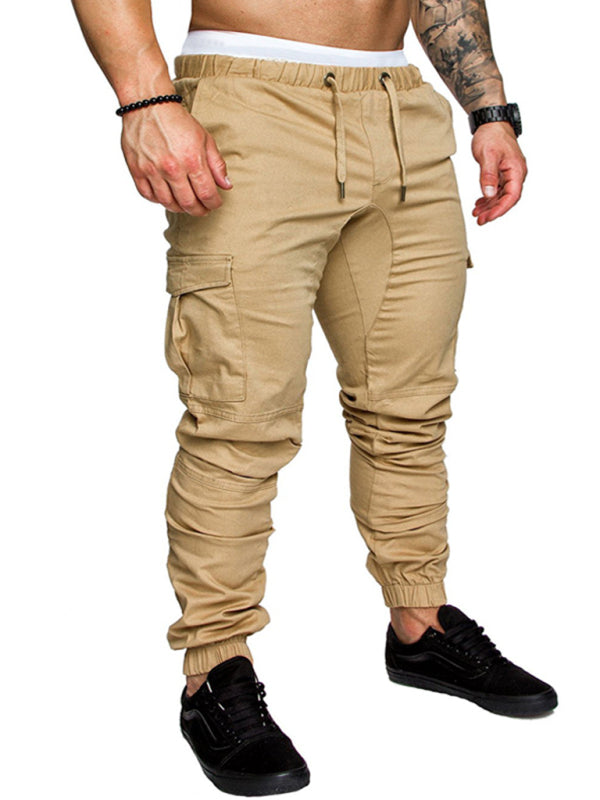 Casual Tether Elastic Sports Men's Trousers - Serenity Land fashion