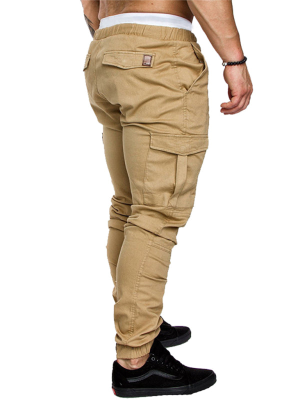 Casual Tether Elastic Sports Men's Trousers - Serenity Land fashion