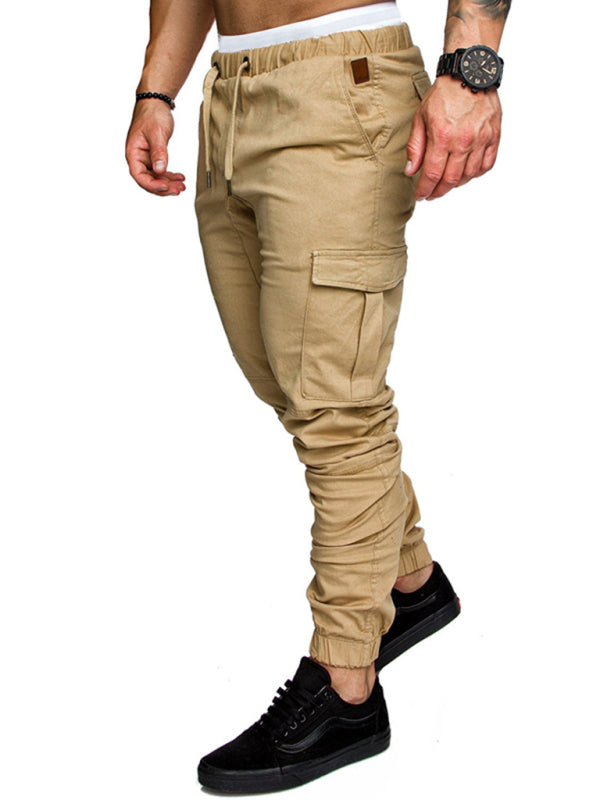 Casual Tether Elastic Sports Men's Trousers - Serenity Land fashion