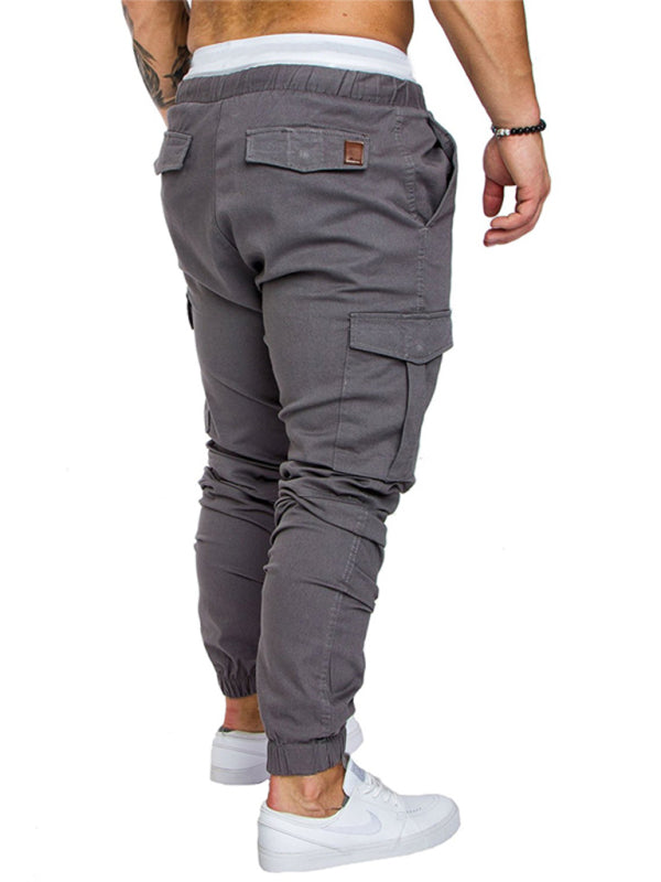 Casual Tether Elastic Sports Men's Trousers - Serenity Land fashion