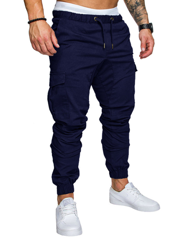 Casual Tether Elastic Sports Men's Trousers - Serenity Land fashion