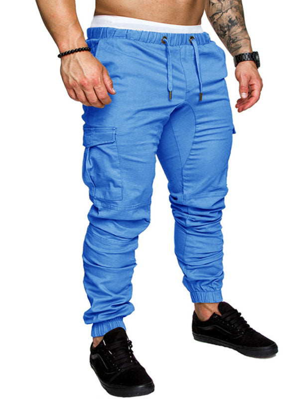 Casual Tether Elastic Sports Men's Trousers - Serenity Land fashion