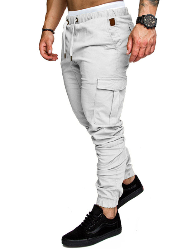 Casual Tether Elastic Sports Men's Trousers - Serenity Land fashion
