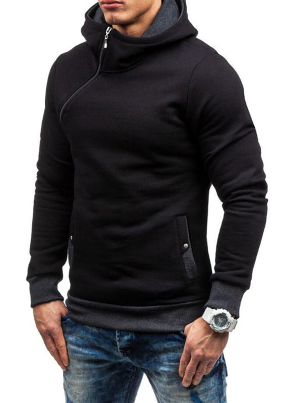 Side Interlock Quarter Zip Pullover - Serenity Land fashion