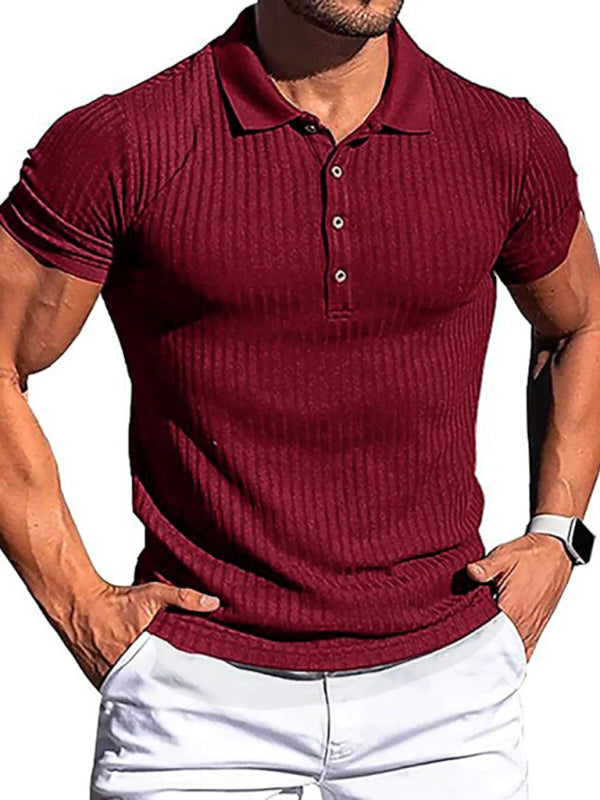 Vertical Stripe POLO Shirt