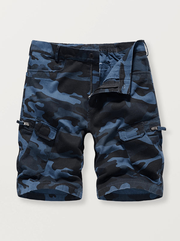 Men's Camouflage Print Cargo Shorts - Serenity Land fashion