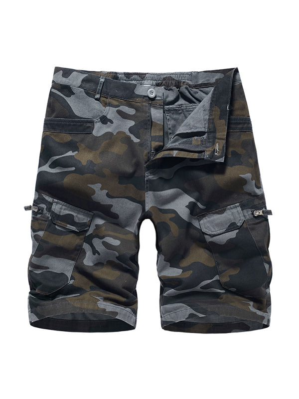 Men's Camouflage Print Cargo Shorts - Serenity Land fashion