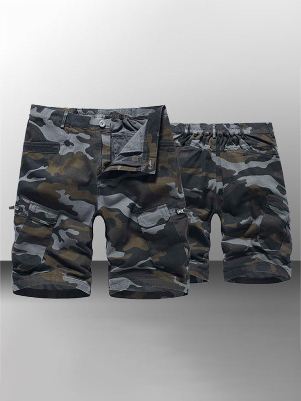 Men's Camouflage Print Cargo Shorts - Serenity Land fashion