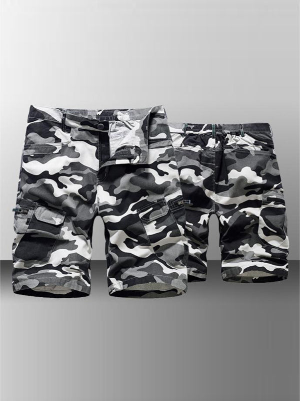 Men's Camouflage Print Cargo Shorts - Serenity Land fashion