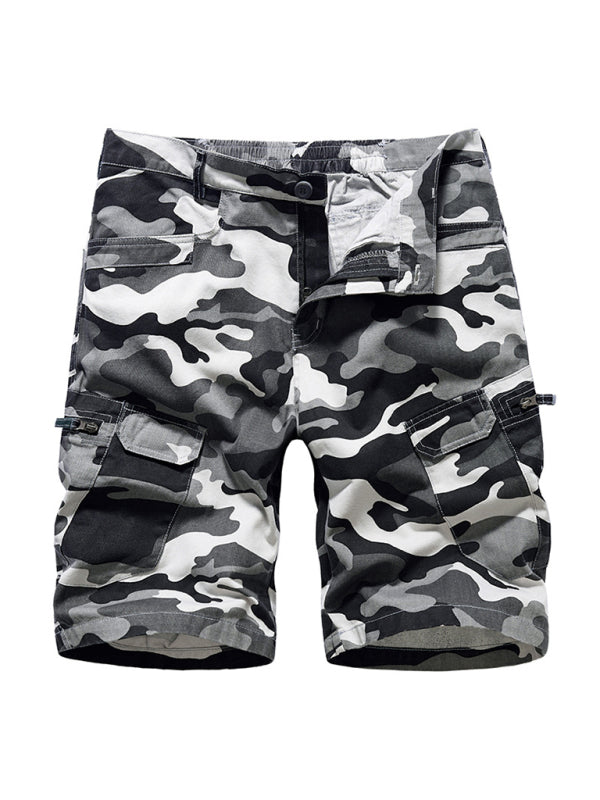 Men's Camouflage Print Cargo Shorts - Serenity Land fashion