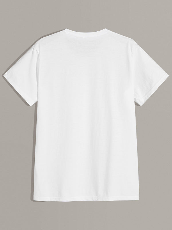 Soccer Graphic Print T-shirt - Serenity Land fashion