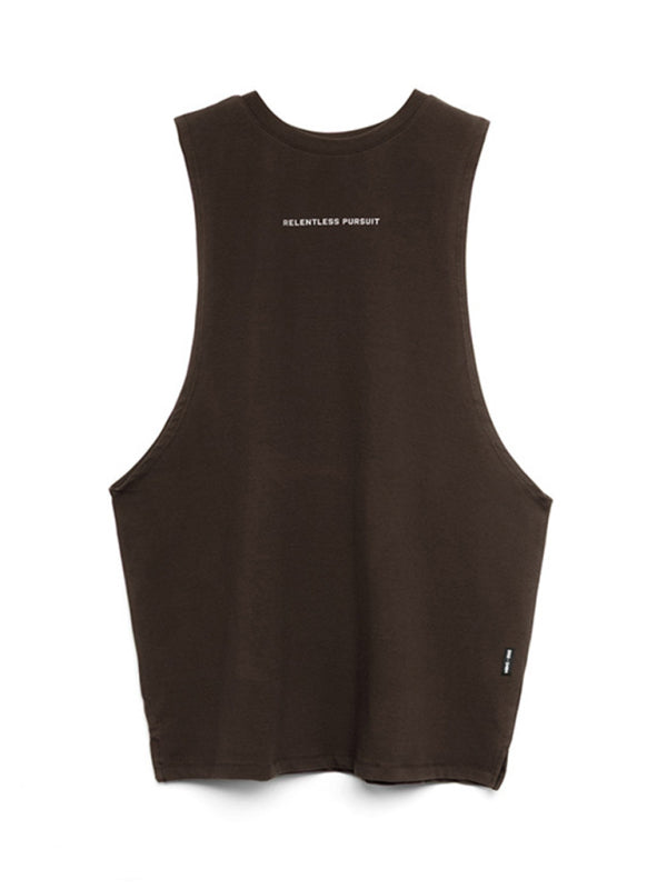 Men's Solid Color Essential Tank