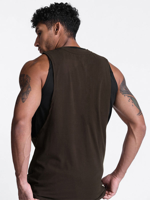 Men's Solid Color Essential Tank