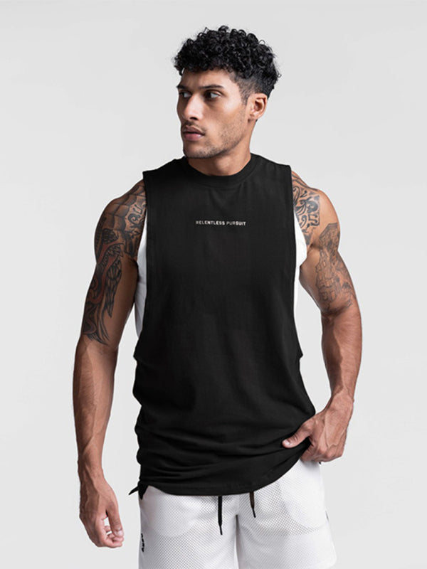 Men's Solid Color Essential Tank
