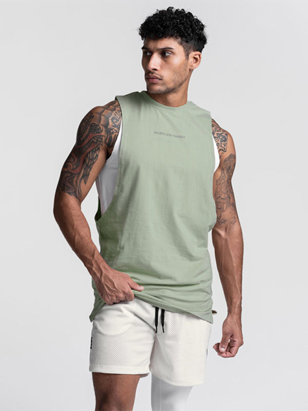 Men's Solid Color Essential Tank