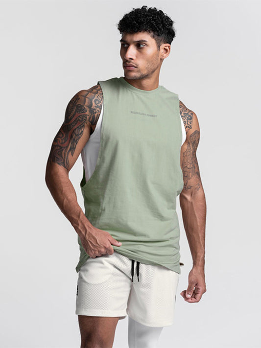 Men's Solid Color Essential Tank