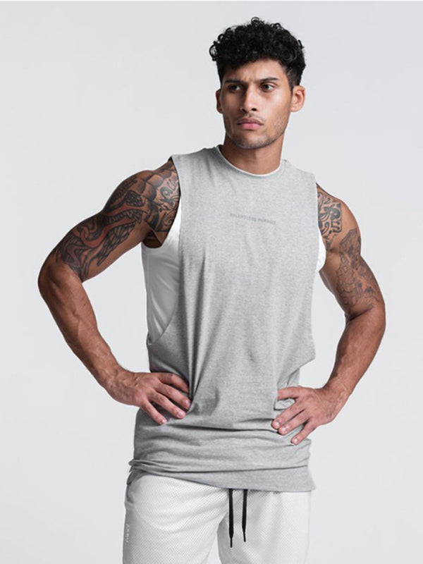 Men's Solid Color Essential Tank