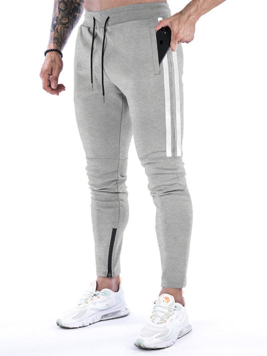 Men's Stripe Ankle Zip Joggers