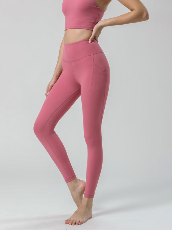 Double Sided Brushed Yoga Ninth Pants - Serenity Land fashion