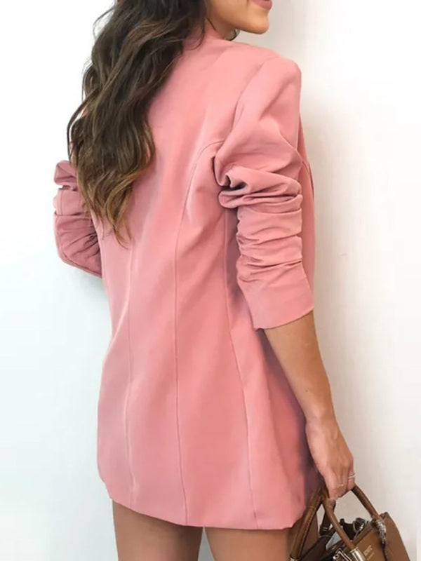 Women's lapel suit - Serenity Land fashion