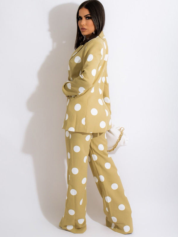 Women's polka dot suit - Serenity Land fashion